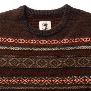 Duck Head Men's Birch Fair Isle Crewneck Sweater Alternate View